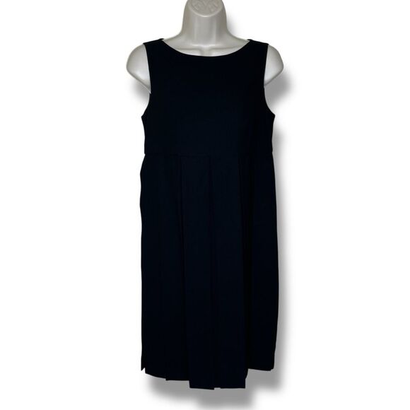 Cabi Flapper Empire Waist Black Sleeveless Car Wash Shift Dress 236 Women Size 4 - Picture 2 of 16